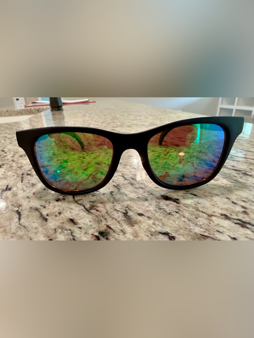 Rheos Black Nylon Optics Polarized Sunglasses 100% UV Protection 00140 - Picture 4 of 16